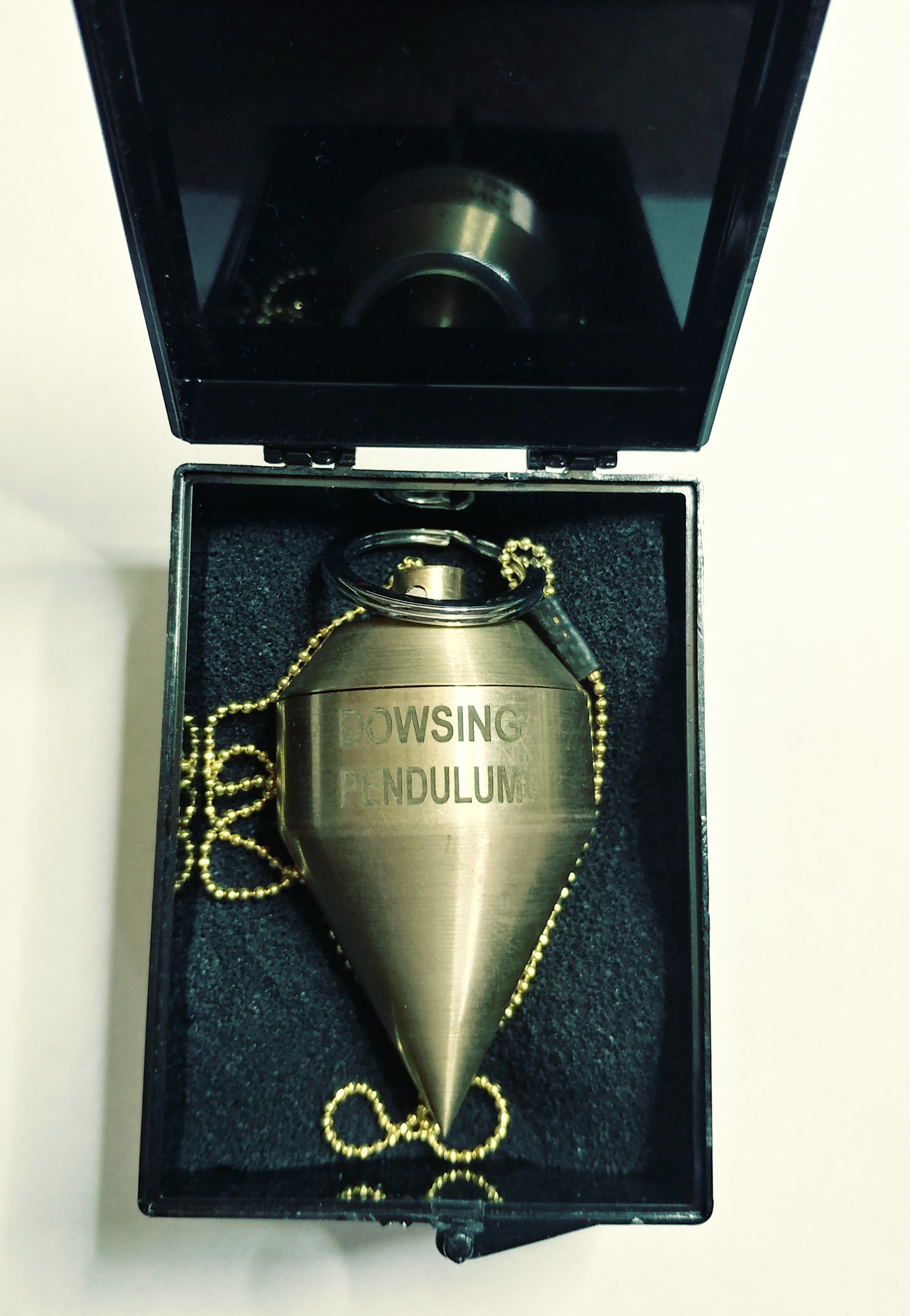Hazneli Sarkaç altın arama, alan tarama. dowsing pendulum